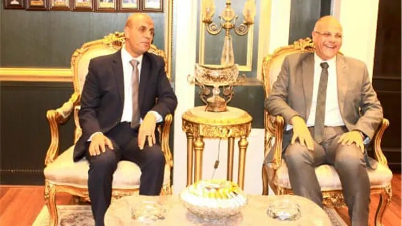 محافظ القليوبية يهنئ مدير الأمن لتوليه منصبه