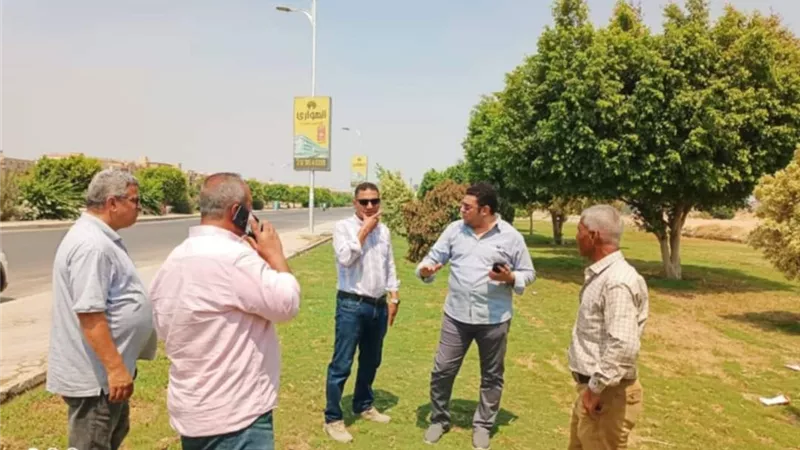 رئيس الجهاز: رفع كفاءة المسطحات الخضراء في العبور