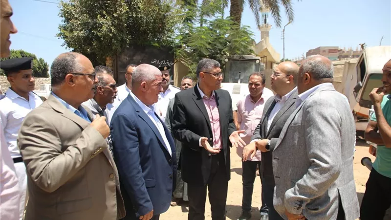 محافظ الجيزة يتفقد الوحدة المحلية بابو رواش بكرداسة