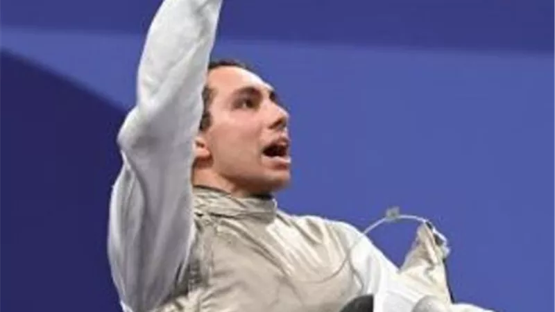 محمد حمزة يخسر أمام الايطالي فيليبو ماتشي بريع نهائي سلاح الشيش