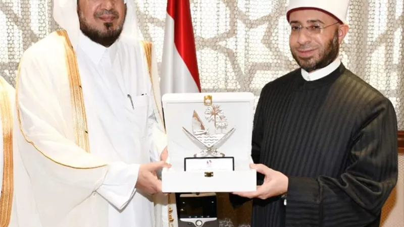وزير الأوقاف يستقبل وكيل وزارة الأوقاف القطرية لشئون الدعوة