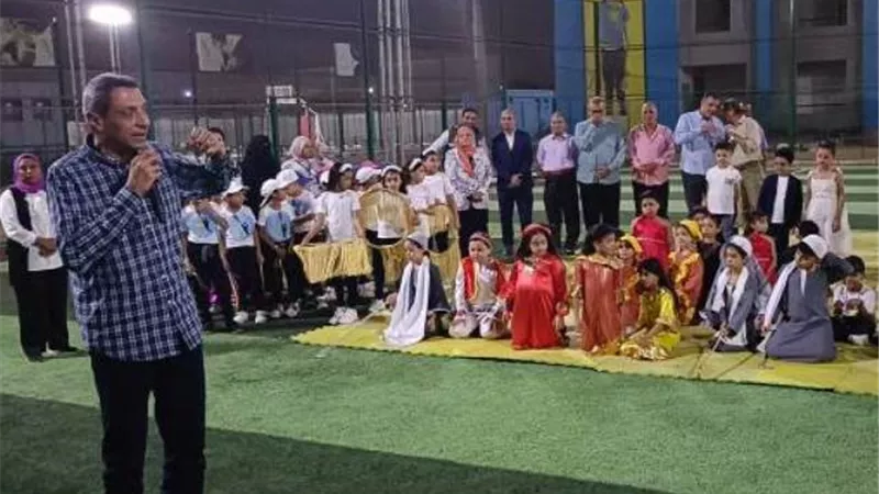 محافظ السويس يشهد الإحتفال بالاطفال المبدعون باللغات الفرنسية