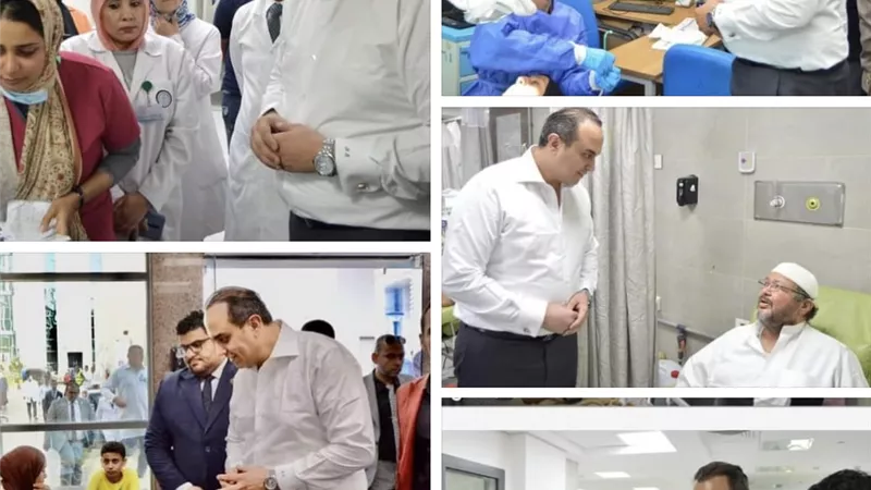 السبكى يتفقد مستشفى فايد التخصصي ويطمئن على جودة الخدمات