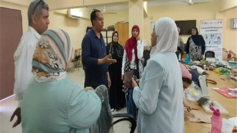 عمل القاهرة تنظم جولة تفقدية لمركز تدريب مهنى