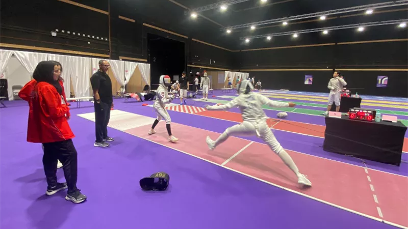استعدادات قوية لمنتخب سلاح الشيش للسيدات بالقرية الأولمبية