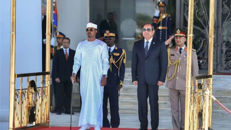 الرئيس السيسي ونظيره التشادي يؤكدان دعم البلدين لجهود تحقيق الاستقرار في ليبيا