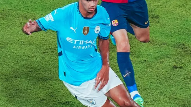 برشلونة ضد مانشستر سيتي .. شاهد برشلونة يتقدم بالشوط الأول 2-1