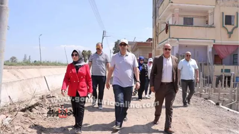 محافظ دمياط يتابع ميدانيا مشروعات المبادرة الرئاسية 