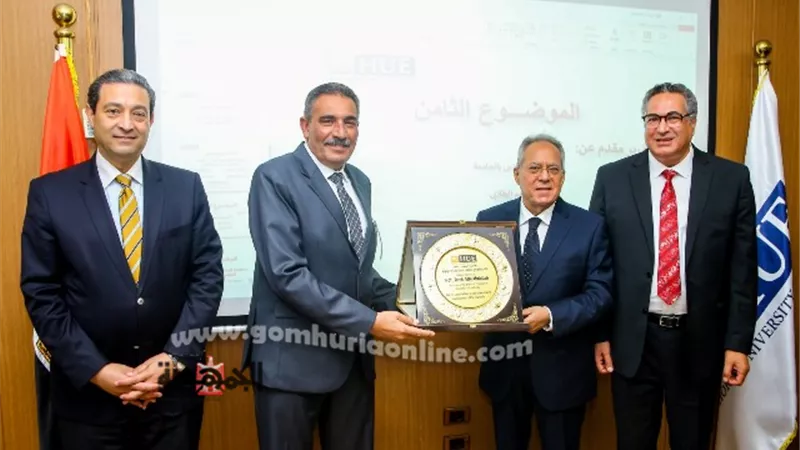بحضور محافظ دمياط رئيس هيئة ميناء دمياط يشارك بمجلس جامعة حورس