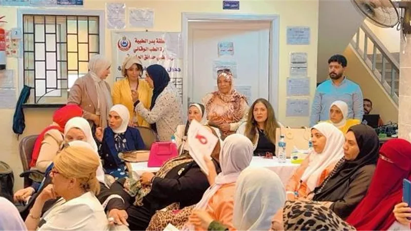 المنطقة الطبية فى بدر تنظم ندوة صحتك تهمنا بالتعاون مع قومى المرأة صور