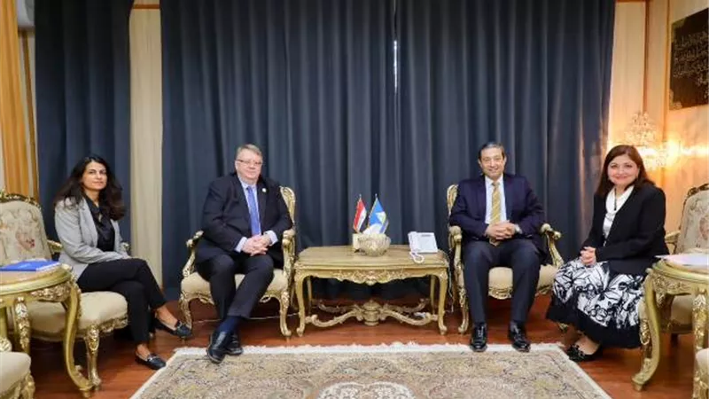 محافظ دمياط يستقبل مدير مكتب منظمة العمل الدولية