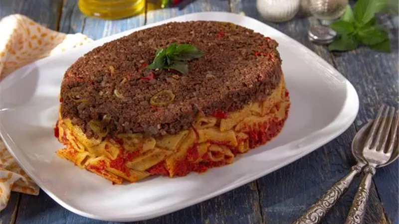 طاجن مكرونة زي محلات الكشري وأحلى
