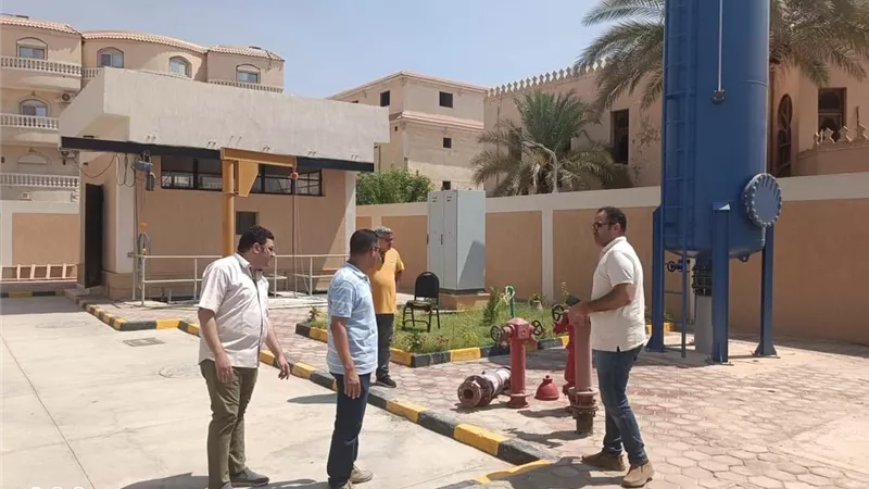 رشاد يتفقد مشروعات البنيةالتحتية لتحقيق التنمية المستدامة بالعبور