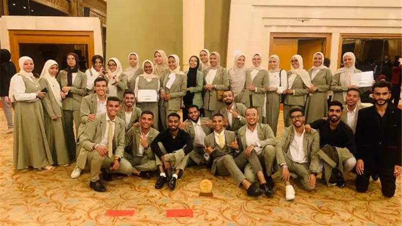 المركز الثاني لفريق Enactus بجامعة جنوب الوادي في مسابقة GIZ