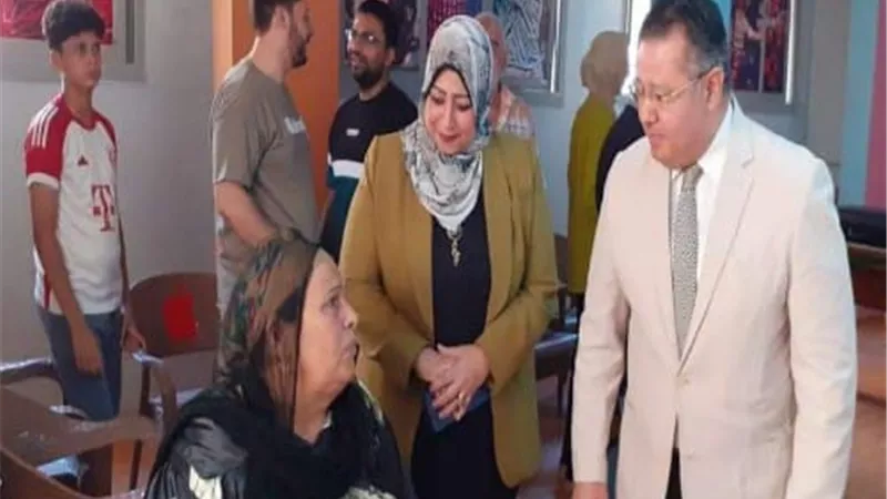 جامعة بنها تنظم قافلة طبية لامراض العيون بكفر الجمال في طوخ