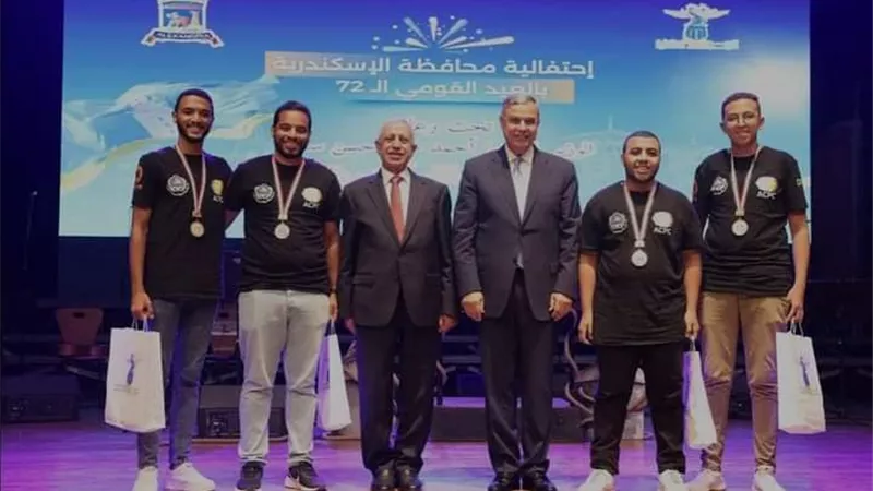 جامعة سوهاج تحصد الميدالية الذهبية والمركز الرابع