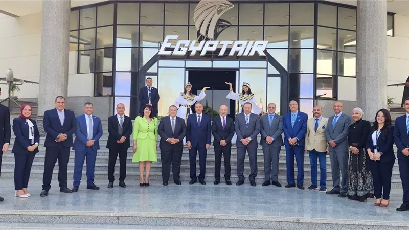 فرع جديد لبنك مصر بشركة مصر للطيران