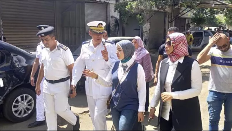حملة ازالة مكبرة على المنشية الجديدة والحرفيين بحي غرب