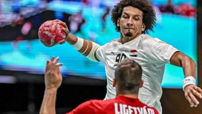 أولمبياد باريس..فراعنة اليد تتغلب علي فرنسا في الشوط الأول 15-11