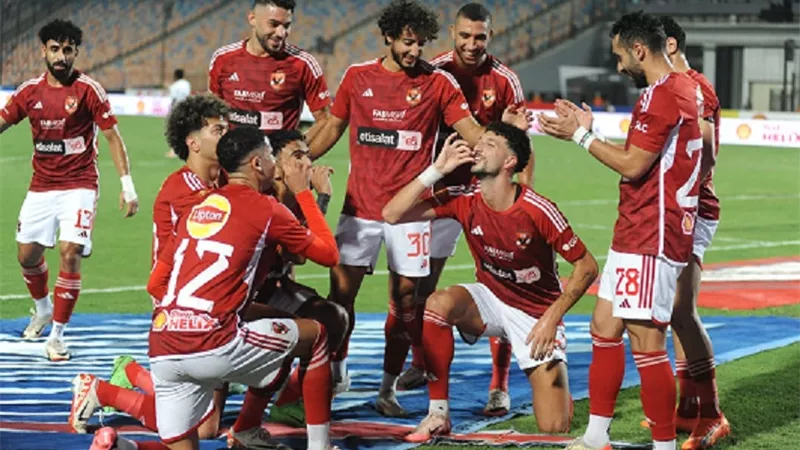الأهلي يحتفل أمام البنك و4 نقاط تضع اللقب فى الجزيرة - شاهد
