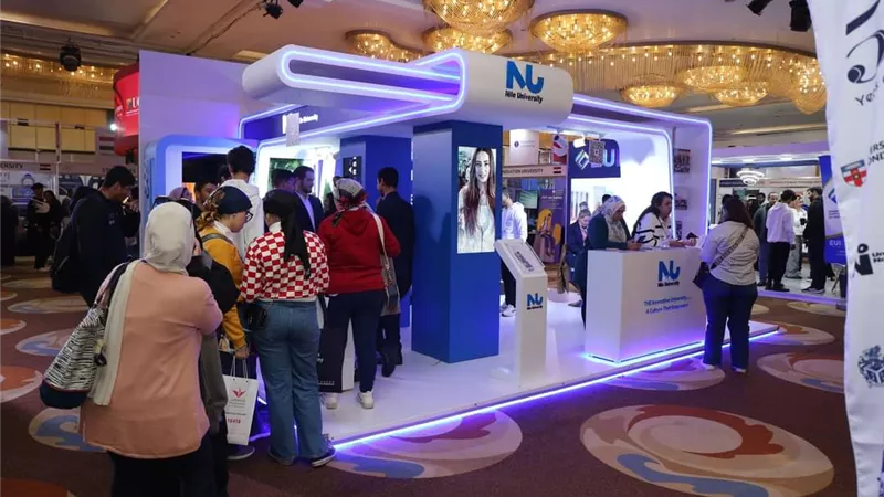 جامعة النيل بـ 6 اكتوبر تستعرض برامجها الأكاديمية في معرض EDUGATE