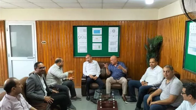 وكيل صحة سوهاج يستقبل وفد مستقبل وطن