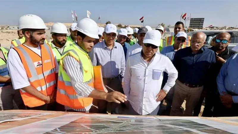 الوزير يتفقد مشروع الخط الأول للقطار الكهربائي 
