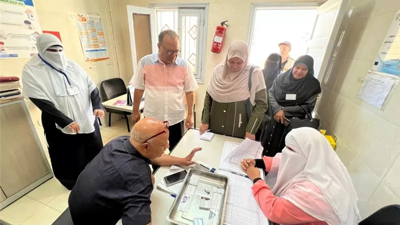 وكيل وزارة الصحة يتفقد وحدات سنورس