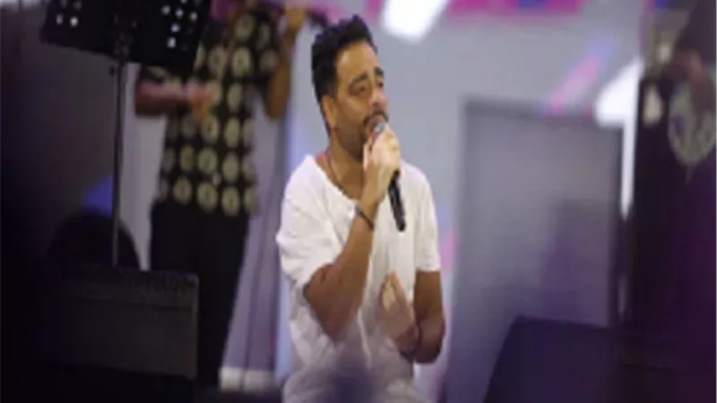 رامي جمال يتخذ قرارًا بشأن زوجته على المسرح فى مهرجان العلمين