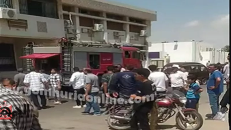وزير الصحة : اخلاء المرضي .. محافظ المنوفية : لا خسائر في الأرواح