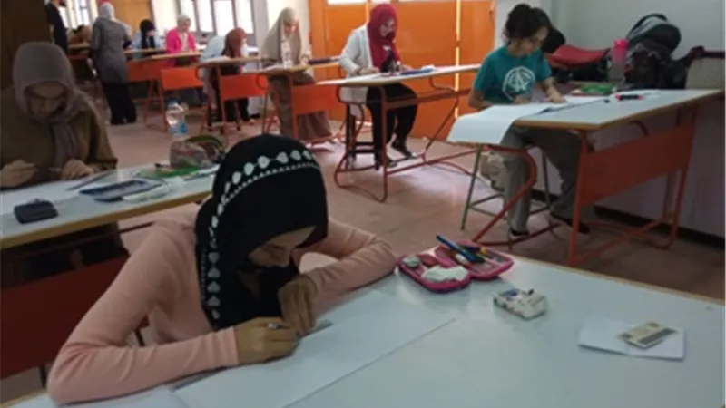 تنسيق الجامعات2024..4219 طالبا أدوا اختبار القدرات بفنون تطبيقية حلوان