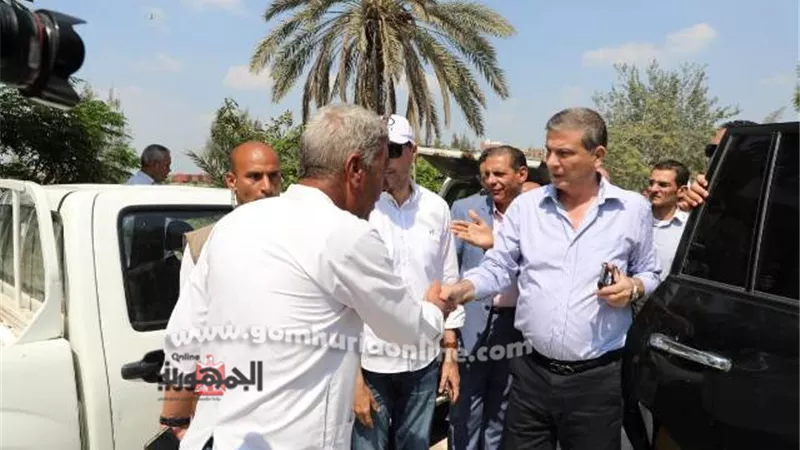 وزير الزراعة يتفقد مزرعة الاصلاح الزراعي لإنتاج البيض بالبحيرة