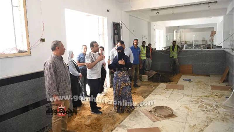 نائب محافظ قنا يتفقد الأعمال الإنشائية للمركز التكنولوجي