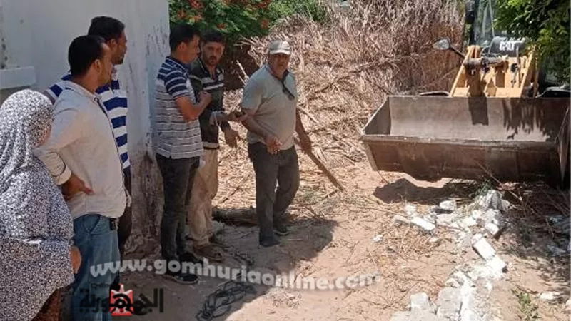 تنفيذ 15 قرار ازالة تعديات بالبناء ب 3 مراكز بالبحيرة