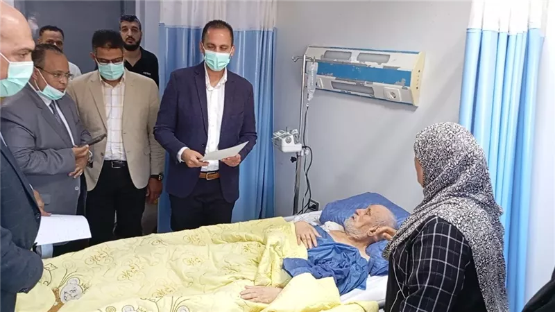 نائب وزير الصحة يتابع عودة مستشفى السادات المركزي للخدمة بكامل طاقته