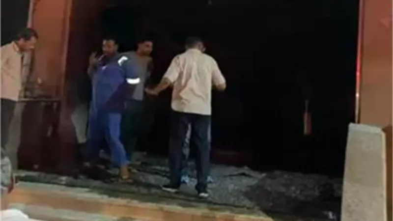 ننشر أسماء المصابين في حريق فندق جامعة جنوب الوادي