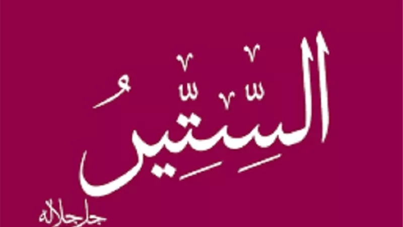 السترُ من سُبل المودة ودوامها وصفة ثابتة بالسنة الصحيحة لله تعالى
