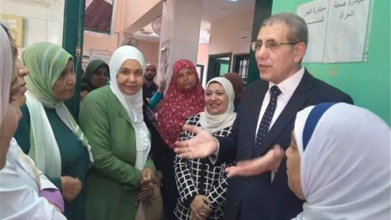 استمرار فعاليات مبادرة 100 يوم صحة بالمنيا