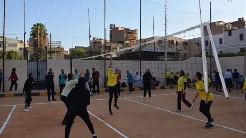 بطوله تنشيطيه للكره الطائره النسائيه ببنى سويف