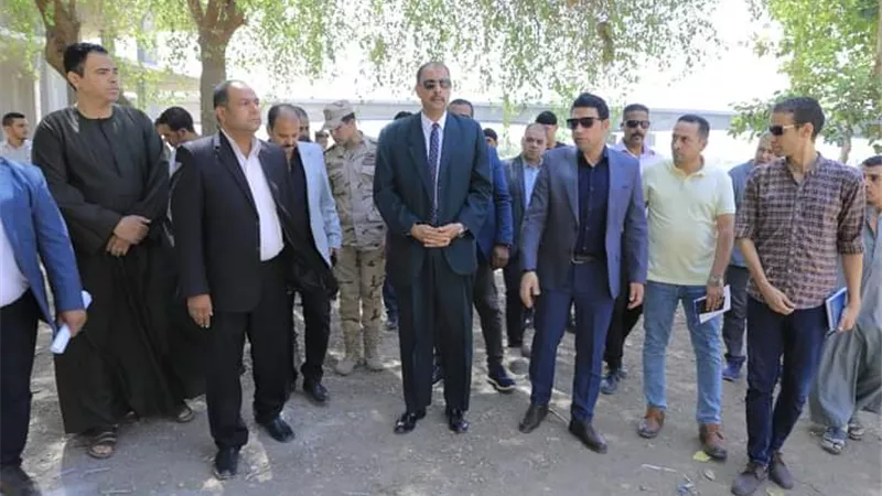 محافظ سوهاج يوجه بإدراج مشروع صرف صحى جزيرة محروس