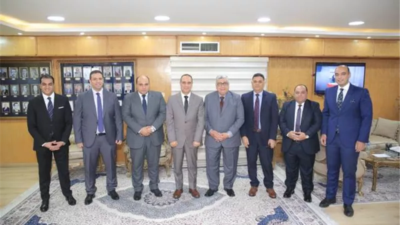 المستشار أحمد عبود يستقبل رئيس نادي قضاة مجلس الدولة بطنطا للتهنئة برئاسته للمجلس