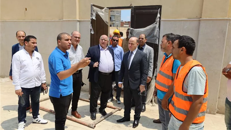 محافظ كفرالشيخ يتفقد أعمال ترميم مسجد «أبو غنام» الاثرى ببيلا