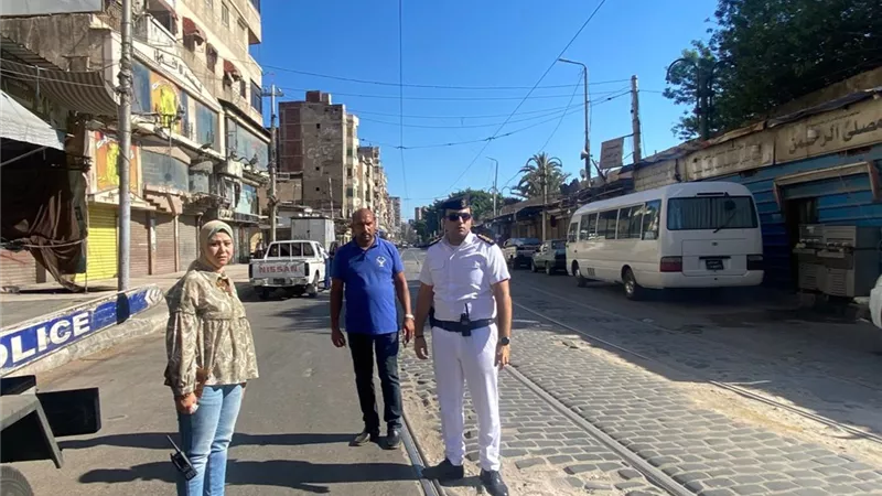 حملة ازالة وانضباط موسعه بمنطقتى كرموز ومينا البصل
