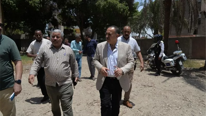 محافظ أسيوط يتفقد مركز التدريب المهنى بأبوتيج