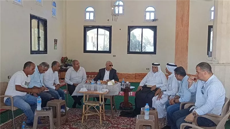 محافظ شمال سيناء يزور قرية الجورة بالشيخ زويد
