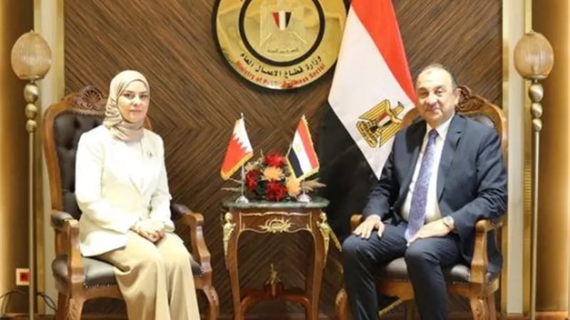 وزير قطاع الأعمال يستقبل سفيرة البحرين لبحث فرص الاستثمار