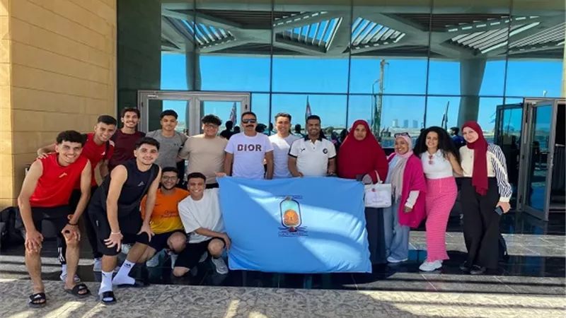 وفد طلابى من جامعة الأقصر يشارك فى مهرجان العالم علمين