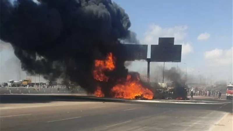 قرارات النيابة فى حادث حريق ثلاث سيارت بمحورالتعمير