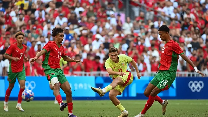 شاهد .. خطأ دفاعى يتسبب فى تعادل اسبانيا امام المغرب