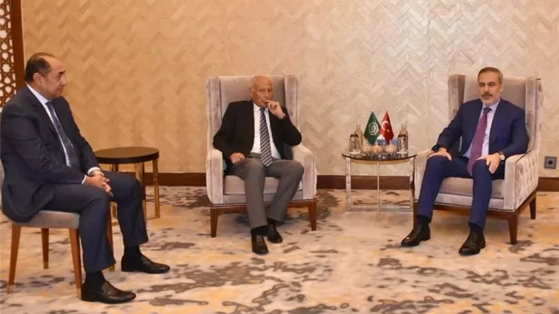 أبو الغيط ووزير خارجية تركيا يؤكدان ضرورة توفير الحماية للشعب الفلسطيني